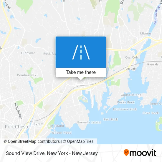 Sound View Drive map