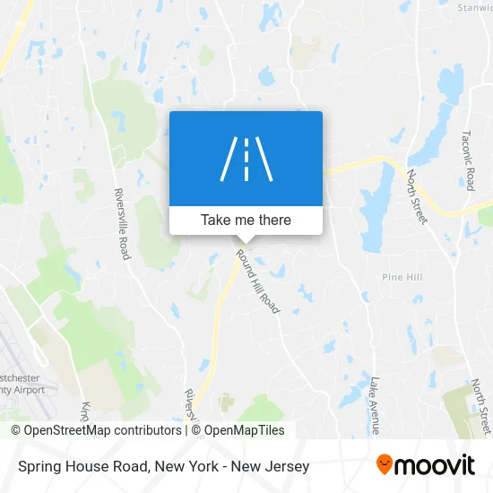 Spring House Road map