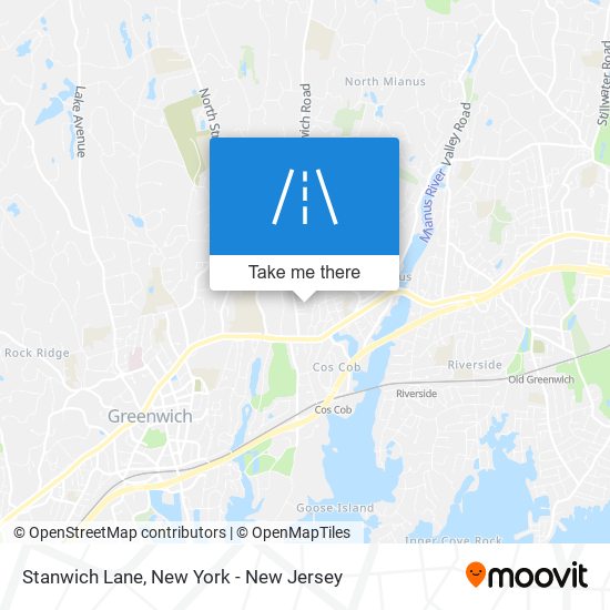 Stanwich Lane map