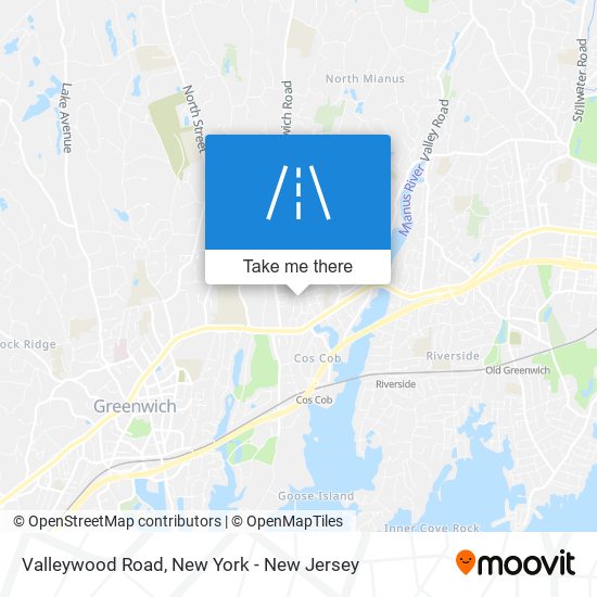 Mapa de Valleywood Road