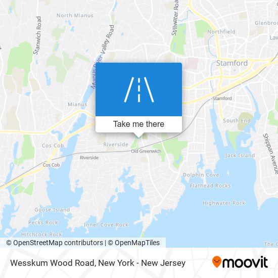 Mapa de Wesskum Wood Road