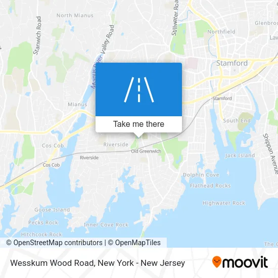 Wesskum Wood Road map