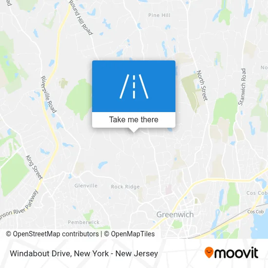 Windabout Drive map