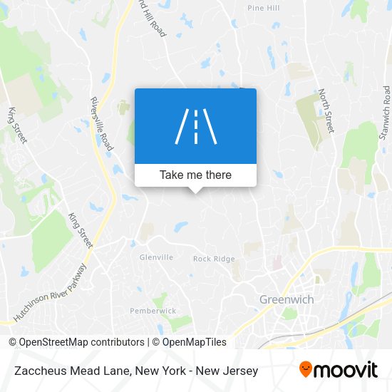 Mapa de Zaccheus Mead Lane