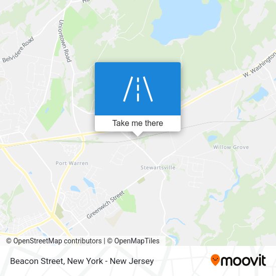 Beacon Street map