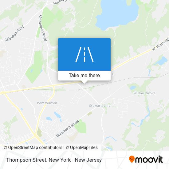 Mapa de Thompson Street