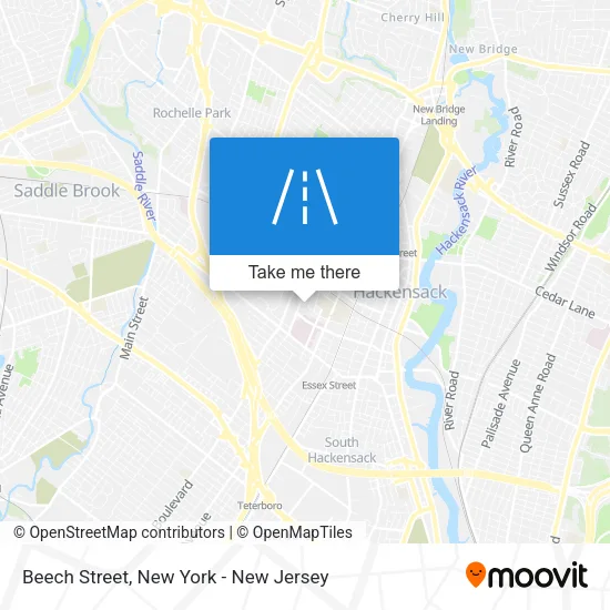 Mapa de Beech Street