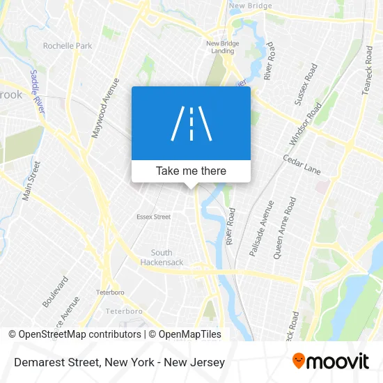 Demarest Street map