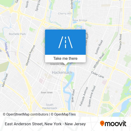 Mapa de East Anderson Street