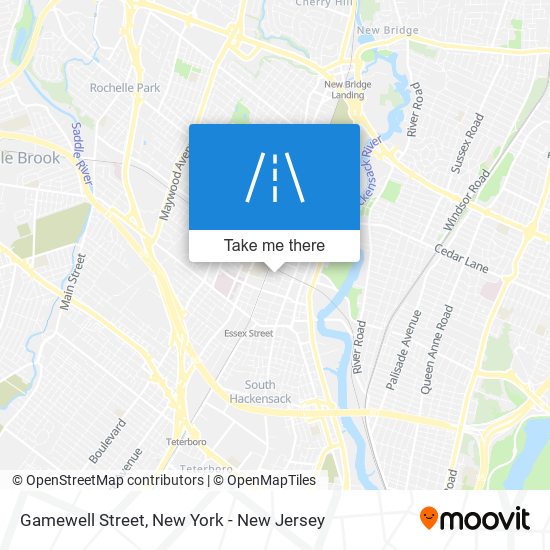 Gamewell Street map