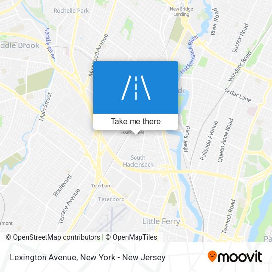 Mapa de Lexington Avenue