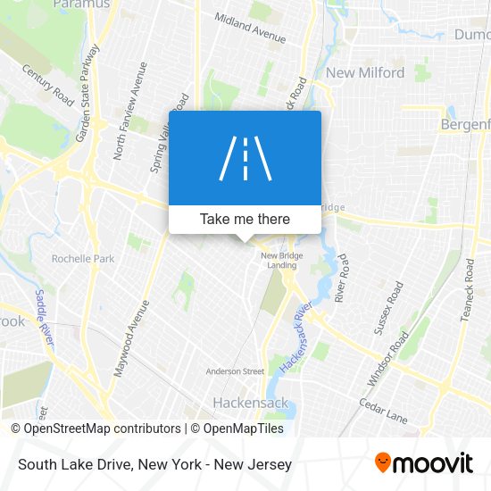 Mapa de South Lake Drive
