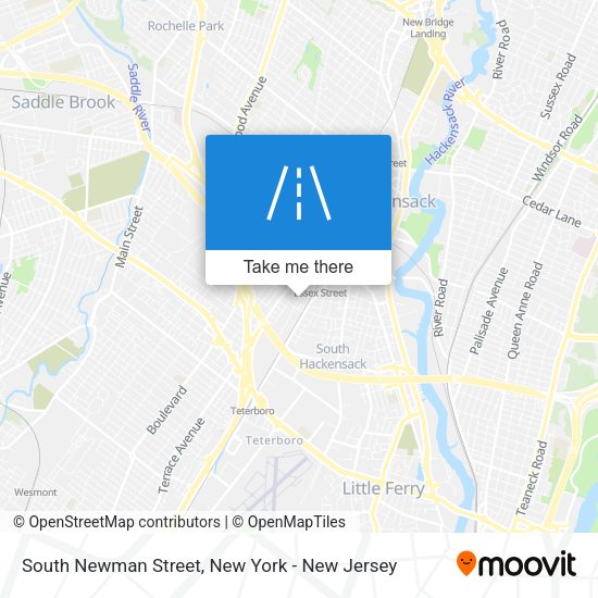 Mapa de South Newman Street