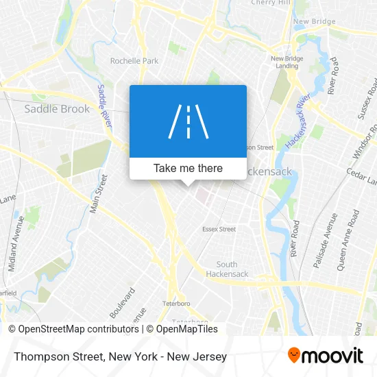 Mapa de Thompson Street