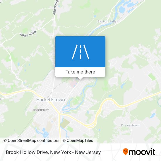 Brook Hollow Drive map