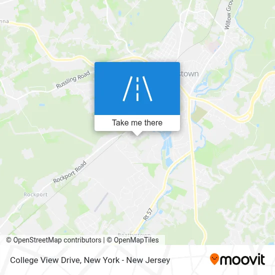 College View Drive map