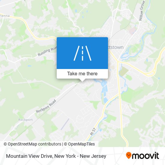 Mountain View Drive map