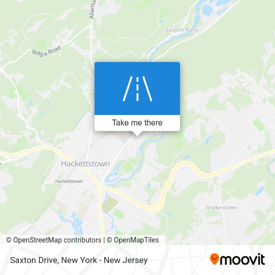 Mapa de Saxton Drive