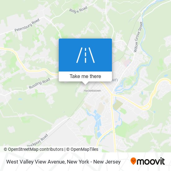 Mapa de West Valley View Avenue