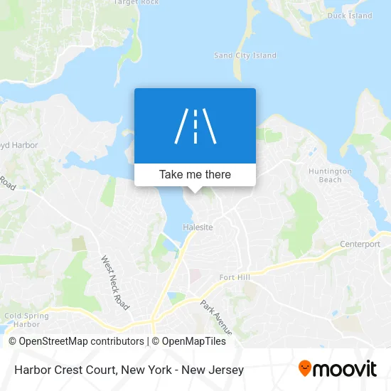 Harbor Crest Court map
