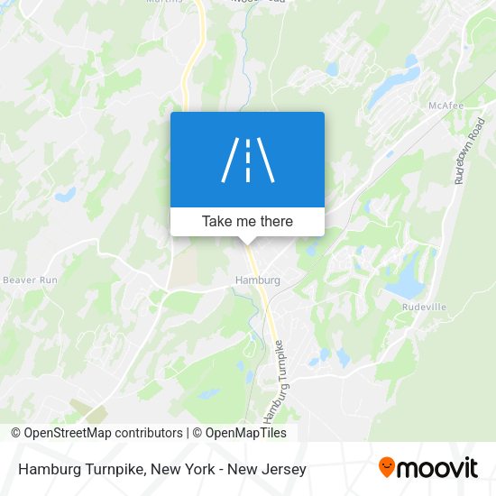 Mapa de Hamburg Turnpike
