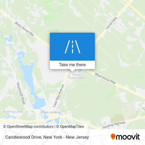 Candlewood Drive map