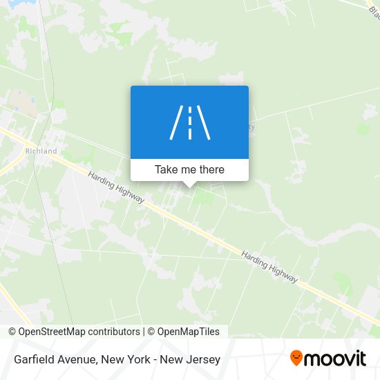 Mapa de Garfield Avenue