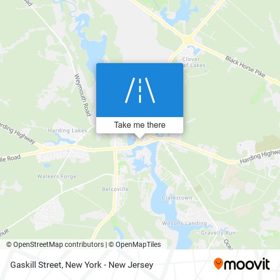 Gaskill Street map