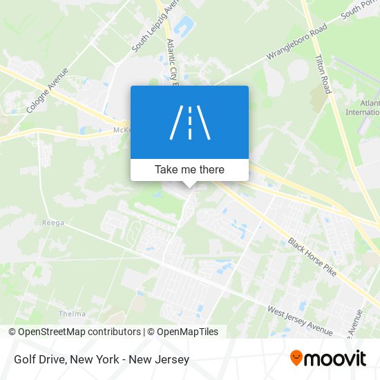 Mapa de Golf Drive
