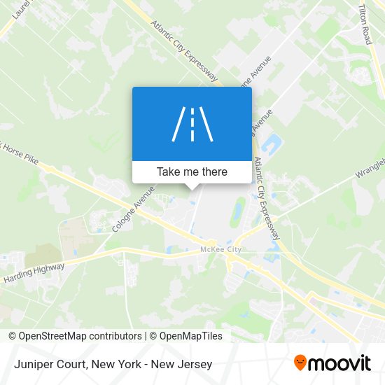 Mapa de Juniper Court