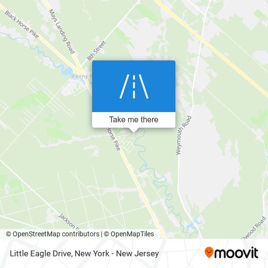 Little Eagle Drive map