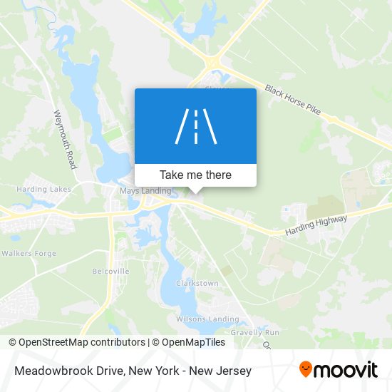 Meadowbrook Drive map