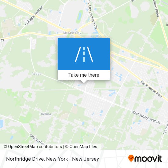 Mapa de Northridge Drive