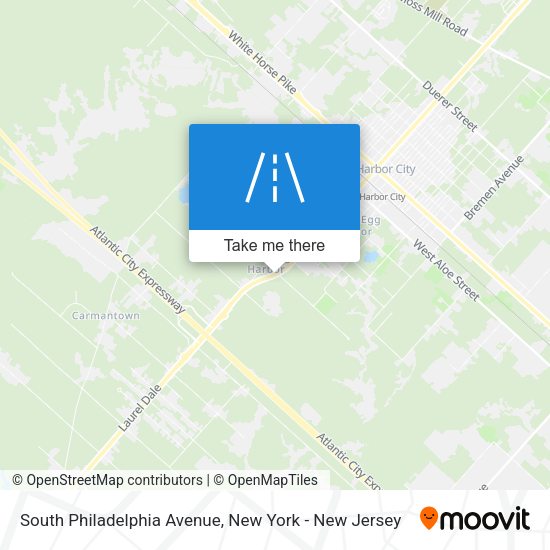 South Philadelphia Avenue map