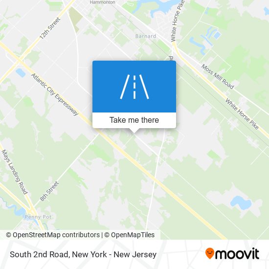 Mapa de South 2nd Road