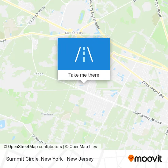 Summit Circle map