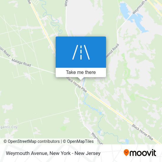 Mapa de Weymouth Avenue