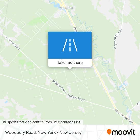 Mapa de Woodbury Road