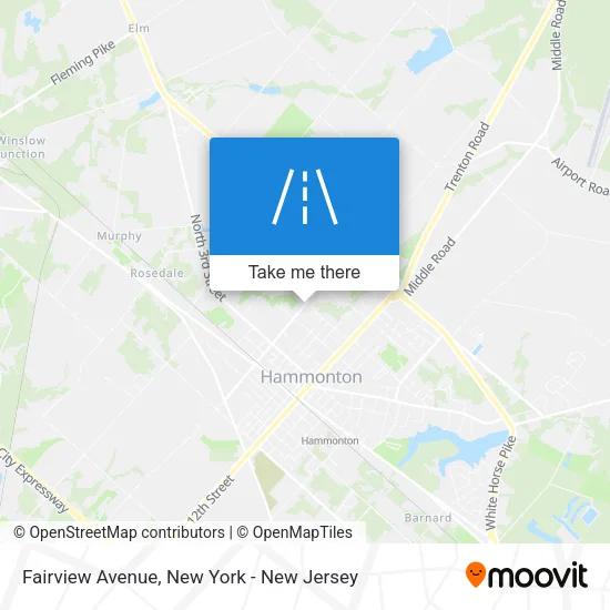 Fairview Avenue map