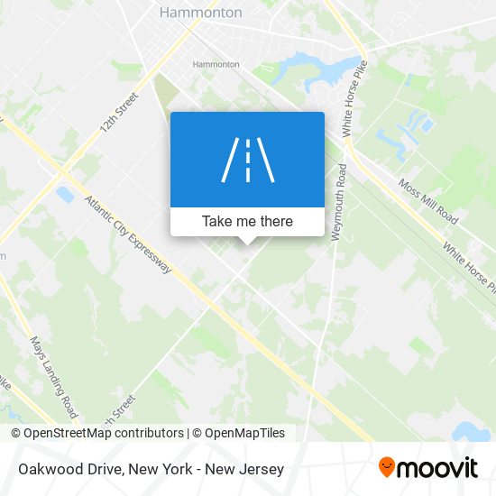 Mapa de Oakwood Drive