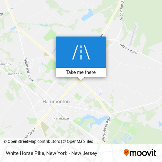 White Horse Pike map