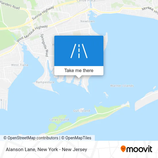 Alanson Lane map