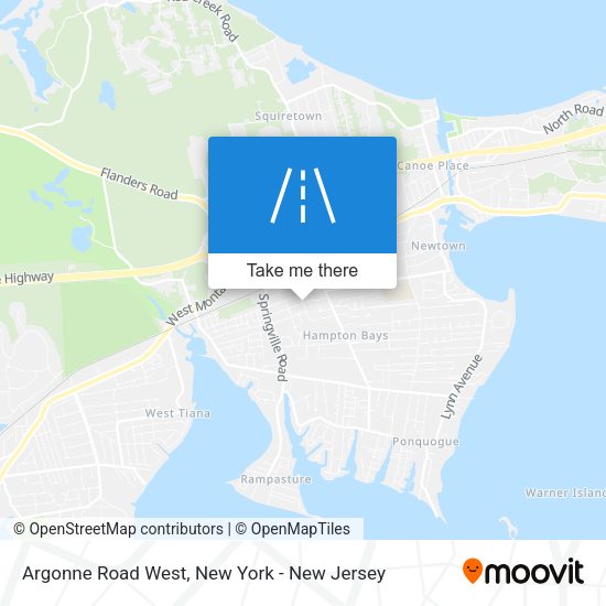 Mapa de Argonne Road West