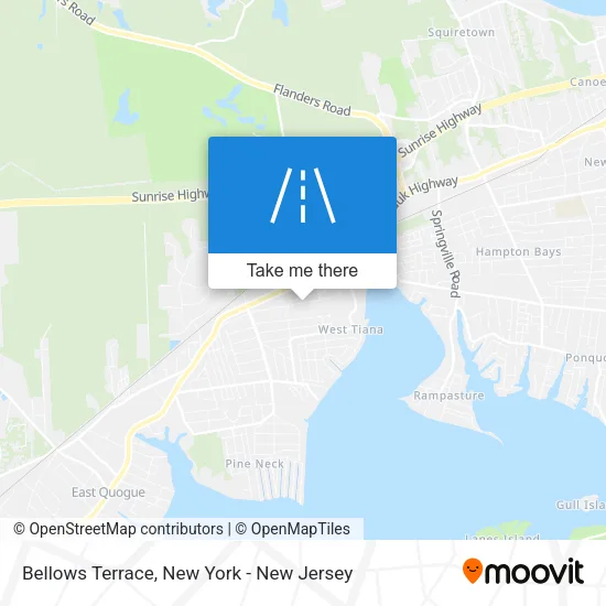 Bellows Terrace map