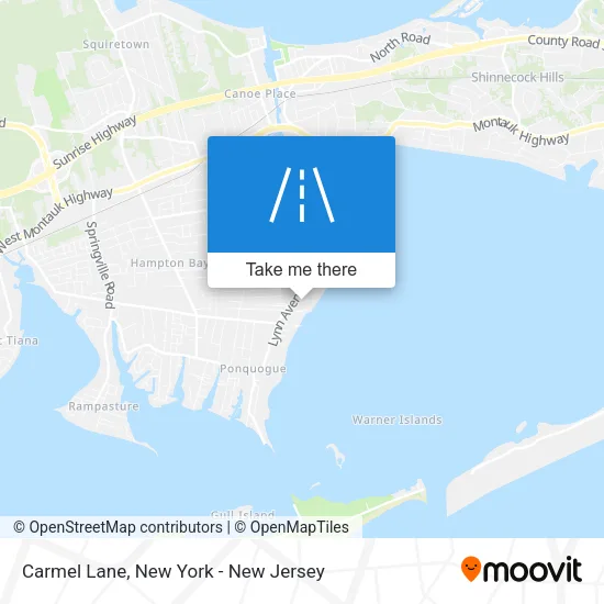 Mapa de Carmel Lane