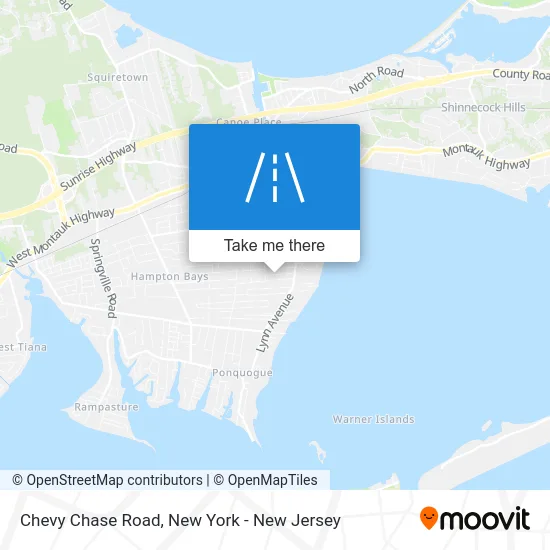 Chevy Chase Road map