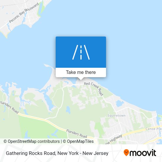Mapa de Gathering Rocks Road