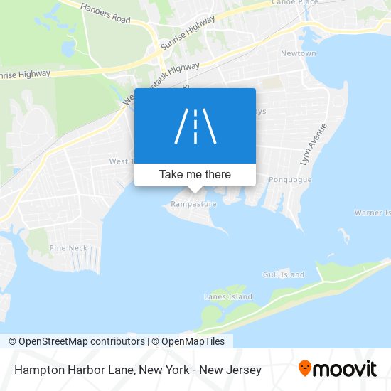 Mapa de Hampton Harbor Lane