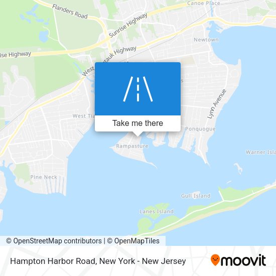 Mapa de Hampton Harbor Road