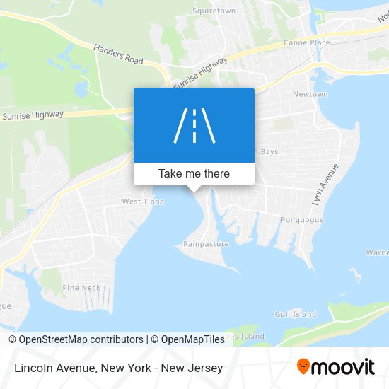Mapa de Lincoln Avenue